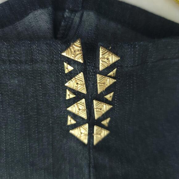 Ruby Rd Black Stud Accents Size 10P Shorts - Picture 3 of 7